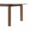 Treviso Mid-Century Extension Dining Table in Walnut Finish and Top - LEc Close-Up - Treviso Mid-Century Extension Dining Table in Walnut Finish and Top - LEc Close-Up