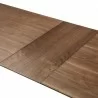 Treviso Mid-Century Extension Dining Table in Walnut Finish and Top - Extended - Treviso Mid-Century Extension Dining Table in Walnut Finish and Top - Extended