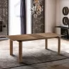 Treviso Mid-Century Extension Dining Table in Walnut Finish and Top - Lifestyle - Treviso Mid-Century Extension Dining Table in Walnut Finish and Top - Lifestyle