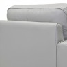 Armen Living Wesley Genuine Leather Power Footrest Tuxedo Arm Accent Chair 6