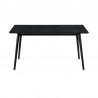 Westmont 59" Rectangular Dining Table in Black Wood 03