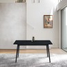 Westmont 59" Rectangular Dining Table in Black Wood 01