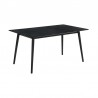 Westmont 59" Rectangular Dining Table in Black Wood 02