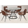 Zurich Dining Chair in Vintage Coffee - Lifestyle