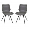 Zurich Dining Chair in Vintage Gray - Set of 2