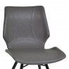 Zurich Dining Chair in Vintage Gray - Seat Close-Up