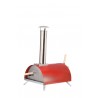 WPPO Ovens Le Peppe Portable Wood-Fired Pizza Oven - Angled in Red
