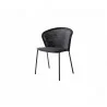 Cane-Line Lean Chair, Stackable, Lava Grey - Cane-Line Lean Chair, Stackable, Lava Grey
