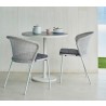 Cane-Line Lean Chair, Stackable, side view