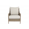 Sunset West Ibiza Club Chair in Cast Silver, No Welt - Front Angle