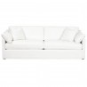 Essentials For Living Lena 95" Slope Arm Slipcover Sofa - Front Angle