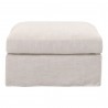 Essentials For Living Lena Modular Slipcover Ottoman - Front Angle