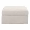 Essentials For Living Lena Modular Slipcover Ottoman - Front Angle - Essentials For Living Lena Modular Slipcover Ottoman - Front Angle