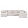 Essentials For Living Lena Modular Slipcover Ottoman - Front