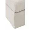 Essentials For Living Lena Modular Slipcover Ottoman - Edge Close-up - Essentials For Living Lena Modular Slipcover Ottoman - Edge Close-up