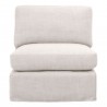 Essentials For Living Lena Modular Slope Arm Slipcover 1-Seat Armless Chair - Front