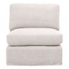 Essentials For Living Lena Modular Slope Arm Slipcover 1-Seat Armless Chair - Front Angle
