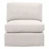 Essentials For Living Lena Modular Slope Arm Slipcover 1-Seat Armless Chair - Front Angle - Essentials For Living Lena Modular Slope Arm Slipcover 1-Seat Armless Chair - Front Angle
