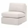 Essentials For Living Lena Modular Slope Arm Slipcover 1-Seat Armless Chair - Front Side Angle - Essentials For Living Lena Modular Slope Arm Slipcover 1-Seat Armless Chair - Front Side Angle