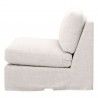 Essentials For Living Lena Modular Slope Arm Slipcover 1-Seat Armless Chair - Side Angle