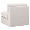 Essentials For Living Lena Modular Slope Arm Slipcover 1-Seat Armless Chair - Back Side Angle