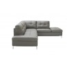 J&M Furniture Leonardo in Left / Right Hand Facing-Grey Side  View