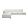 J&M Furniture Leonardo in Left / Right Hand Facing-White Side View