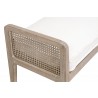 Essentials For Living Leone Bench - Arm Top Angled