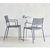 Cane-Line Less Armchair, Stackable white grey  - Cane-Line Less Armchair, Stackable white grey 