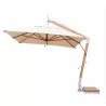 Bambrella Levante 2.5 x 3.5m (8.5 x 11.5) Rectangle Side Wind Bamboo Cantilever Umbrella -  - Bambrella Levante 2.5 x 3.5m (8.5 x 11.5) Rectangle Side Wind Bamboo Cantilever Umbrella - 