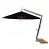 Bambrella 3.5m Round Levante Side Wind - Black