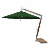 Levante 3.5m (11.5) Round Side Wind Bamboo Umbrella-Green - Levante 3.5m (11.5) Round Side Wind Bamboo Umbrella-Green