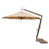 Bambrella 3.5m Round Levante Side Wind - Khaki - Bambrella 3.5m Round Levante Side Wind - Khaki