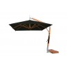 Bambrella Levante 7 Square Umbrella - Black - Bambrella Levante 7 Square Umbrella - Black