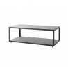 Cane-Line Level Coffee Table, Rectangular grey - Cane-Line Level Coffee Table, Rectangular grey