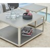 Cane-Line Level Coffee Table Small Top Corner View
