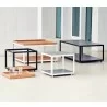 Cane-Line Level Coffee Table multi size view - Cane-Line Level Coffee Table multi size view