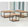 Cane-Line Level Coffee Table Small Teak - Cane-Line Level Coffee Table Small Teak