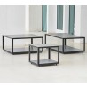 Cane-Line Level Coffee Table, Grey Top Multi size