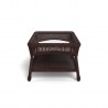 Tortuga Outdoor Sea Pines Coffee Table- Tortoise Side
