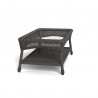Tortuga Outdoor Sea Pines Coffee Table- Java Side