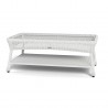 Tortuga Outdoor Sea Pines Coffee Table- White Front