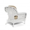 Tortuga Outdoor Sea Pines Club Chair-White Side