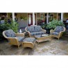 Tortuga Outdoor Sea Pines 6pc Outdoor Wicker Loveseat Set  3