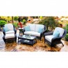 Tortuga Outdoor Sea Pines 6pc Outdoor Wicker Loveseat Set  4