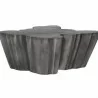 Sunpan Lynx Coffee Table in Antique Grey - Front Angle - Sunpan Lynx Coffee Table in Antique Grey - Front Angle