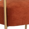 Sunpan Maestro Lounge Chair Danny Rust - Seat Closeup Angle