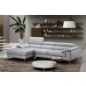 J&M Furniture Liam Premium Leather Sectional Indoor Left View