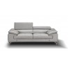 J&M Furniture Liam Grey Leather Sofa 001