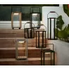 Cane-Line Lightlux Lantern W/Teak Handle Small Size - Cane-Line Lightlux Lantern W/Teak Handle Small Size